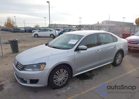 2014 Volkswagen Passat 1.8T S from USA, damaged, VIN 1VWAT7A33EC037043